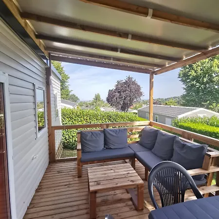 Normandie - - Mobilhome Premium Vue Mer, 3ch-6p Avec Clim, Tv Et Linge - 5 étoiles - H233 * Houlgate