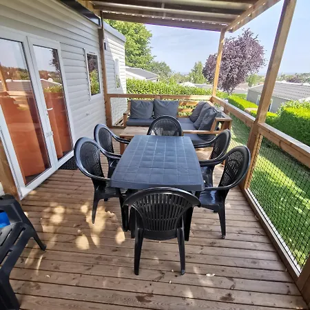 Camping Normandie - - Mobilhome Premium Vue Mer, 3ch-6p Avec Clim, Tv Et Linge - 5 étoiles - H233