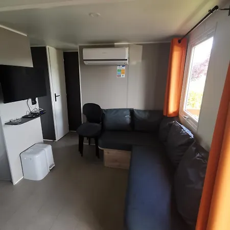 Normandie - - Mobilhome Premium Vue Mer, 3ch-6p Avec Clim, Tv Et Linge - 5 étoiles - H233 Camping Houlgate